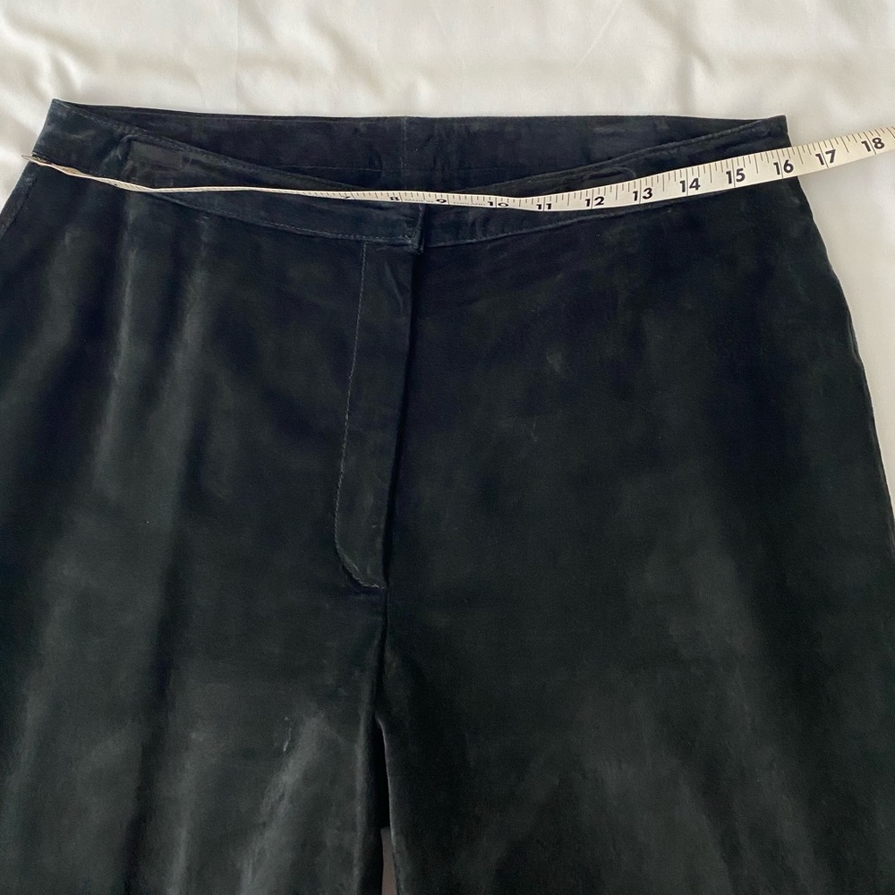 INC Black Leather Pants. Size 12 - Picture 3 of 7